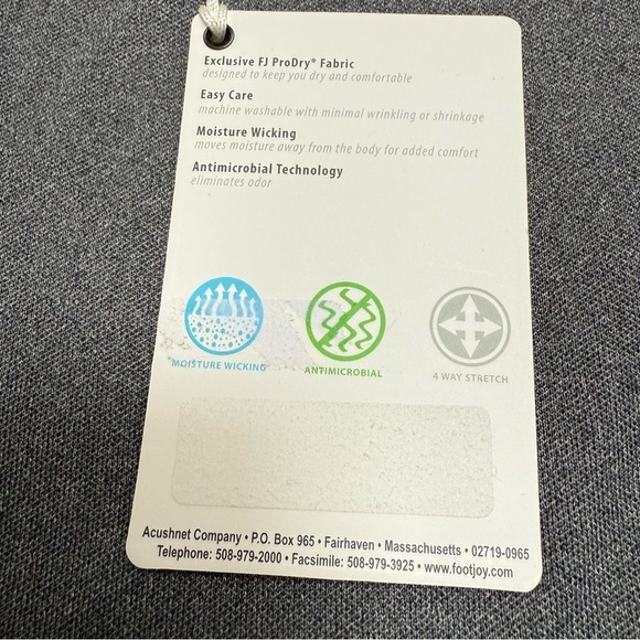 FOOTJOY GOLF NWT Women’s Gray Heather Mock Neck Top NWT - Picture 5 of 8